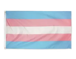 Transgender 3x5ft LGBTQ+ Pride Flags - Multicolored Lightweight Banner for Home Supplies Festive Decorations Hanging Ornaments
