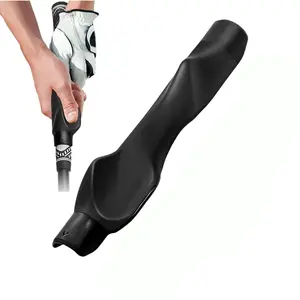 Golf Grip Trainer and Swing Correcting Arm Band,Golf Grip Swing Training Combo,Right Hand Grip Trainer Attachment Equipment,Golf Training Aid To Help Train Correct Hand Position