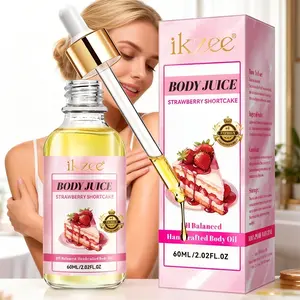 Body Intimate Skincare Oil, Natural Juice Extract Essence, Water-Feel Non-Greasy, Light Scent, Moisturizing Massage Essential, All Skin Types, Christmas Gift Set