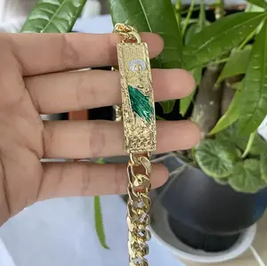 Brazalete Esclava Baño de Oro 10 K San Judas tadeo