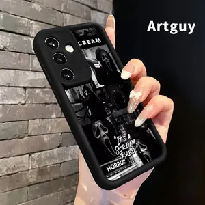 Phone Case Compatible with Samsung Galaxy S24 ultra plus S25 S23 S22 Ultra Plus Scream Icon Image Advanced fashion gift Full Body Protection Shockproof Soft Silicone Cover