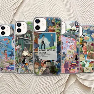 Studio Ghibli Phone Case Totoro Princess Compatible with iPhone 11, 12, 13, 14, 15, 16, 17 & Samsung S22 S23 S24 S25 S26 – check our available sizes