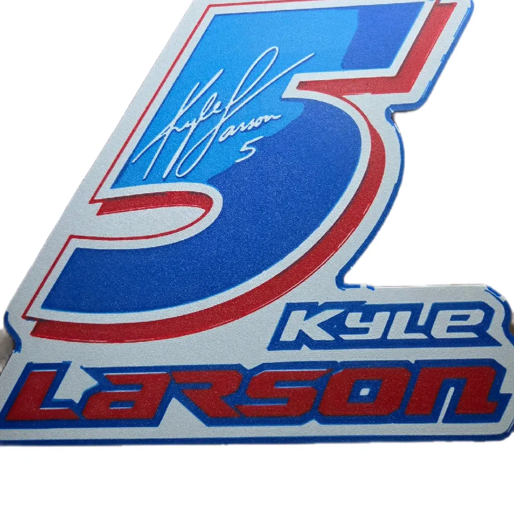 Kyle Larson Commemorative Plaque - Collectible Racing Fan Decor for Home or Office