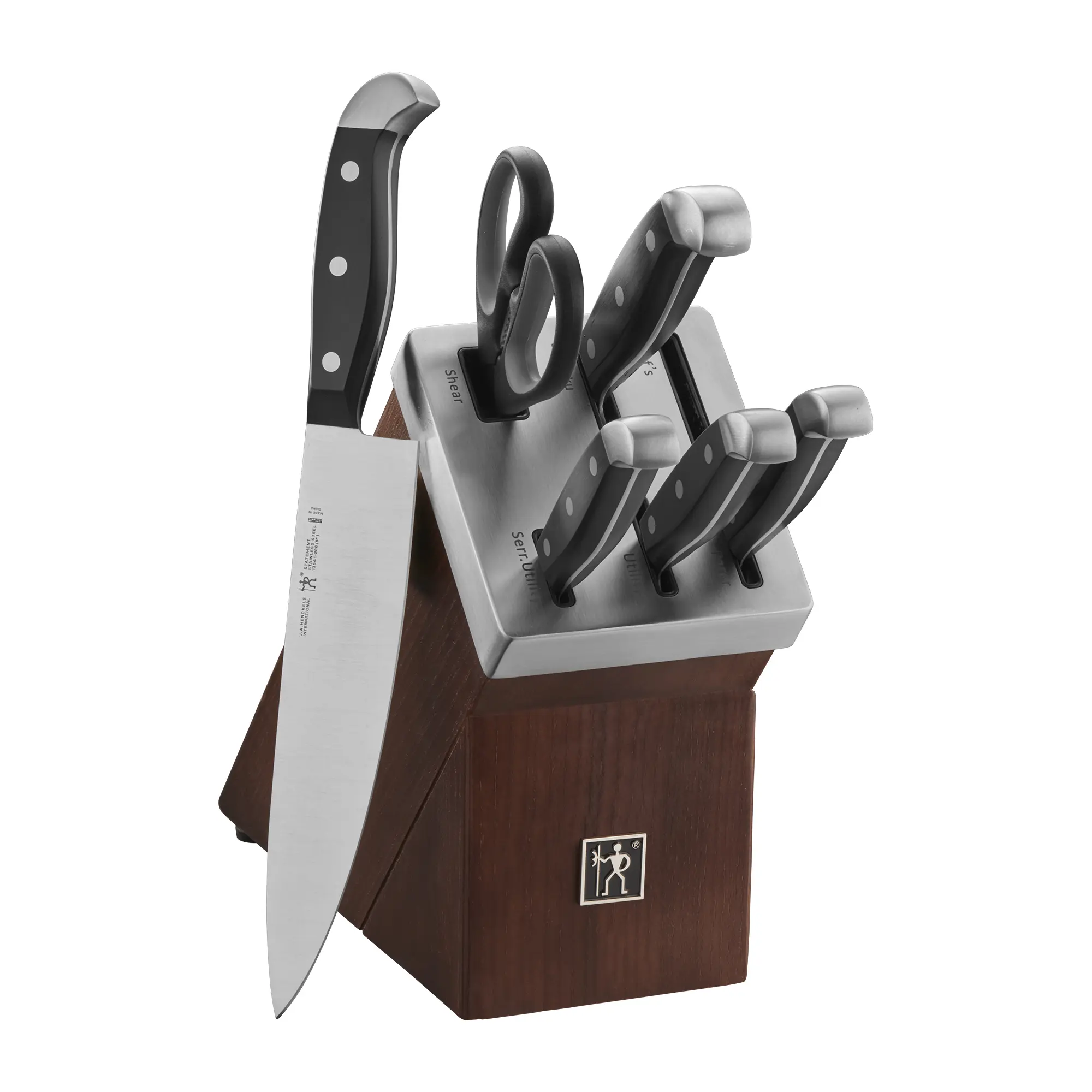 Henckels Statement 7-pc Self-Sharpening Knife Block Set Henckels Statement 7-pc Self-Sharpening Knife Block Set
