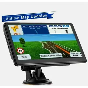 7" Car Truck GPS Navigator, Touch Screen Maps with Spoken Direction Voice Guidance