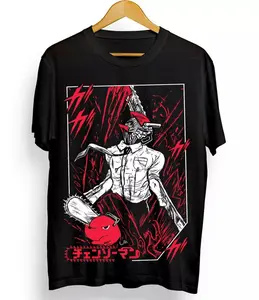 Chainsaw Man Shirt Chainsaw Man Anime CSM Denji Power Unisex Vintage Tshirt, Gift for Streetwear Menwear Womenwear, Short Sleeves Shirt