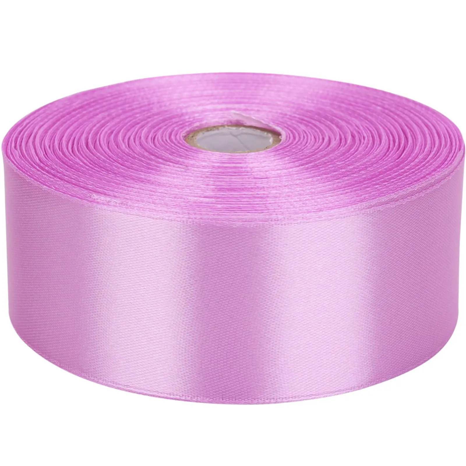 1-1/2 Inch Lilac Satin Ribbon 50 Yards Solid Fabric Ribbons Roll For Wedding Invitations  Bridal Bouquets Sewing Party Decorations Gift Wrapping And More