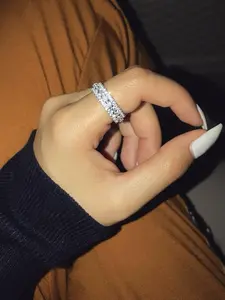 Elegant Rhinestone Decorated, Fashion Accessories for Women & Girls, Trendy Jewellery Accessories, Fashion Jewelry for Party, Daily Decor, Trendy All-match & Exquisite Jewelry for Birthday Gift, Statement Ring, Fashion Rings, Fashionable Jewelry