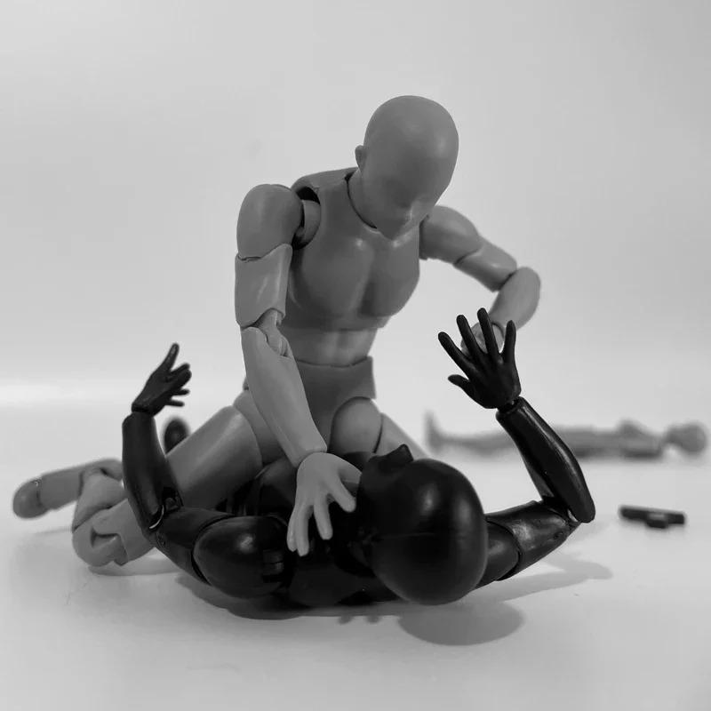 Sketch Draw Figurines Male Female Movable Body Kun Body Chan Joint Pain Anime Figure Shf Action Figure Toy Model Draw Mannequin