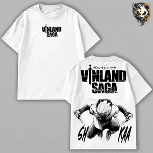 Thorfinn Karlsefni Comfortable Tee – Vinland Saga Anime T-Shirt, Viking Warrior Son of Thors Soft Cotton Relaxed Fit Peace Seeker Minimal Nordic Graphic, Redemption Journey Aesthetic Unisex Casual Streetwear Gift