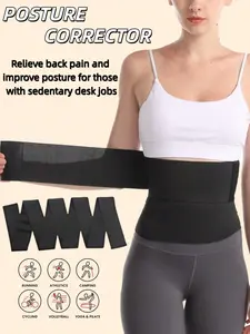 1 Count Wrap for Tummy Control Waist Trainer, Tummy Control Snatch Me Up Bandage Waist Wrap For All Sizes, Comfortable Shapewear Girdle That Flatters Every Figure, Columbian Waist Cincher, Suitable For Training Or Sports
