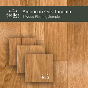 American Oak Tacoma by Steller Floors - Sample 3-Pack - Includes Clip System