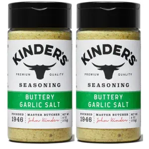 2 Pack Kinder's Buttery Garlic Salt Seasoning, 6 oz