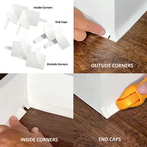 3/4-inch Trim Corner & End Caps Variety 6-Pack