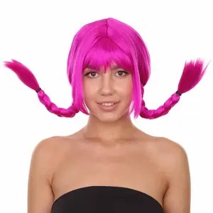 HPO Bavarian Girl Women's Wig | Braided Cosplay Halloween Wig | Premium Breathable Capless Cap
