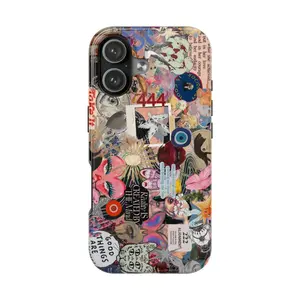 Spiritual Angel Numbers 444-222 Collage Evil Eye Custom Cellphone Casing, Indie VSCO Aesthetic Heavy-Duty Shock-Resistance Phone Case, Trendy Tough Protective Accessories for iPhone 17 Pro Max 16 Air 15 14 13 12 11