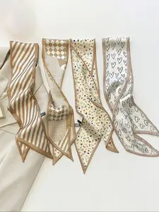 Women's Silk Headband Set, Chic Headbands, Hair Accessories, Dual-Sided Decorative Scarf for Daily Wear, Parties & Weddings