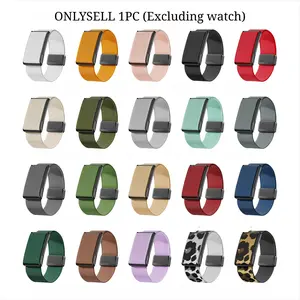 1 Pcs Nylon Magnetic Watch Strap Replacement Band For Amazfit Helio Strap Smartwatch Accessories(Excluding watch)