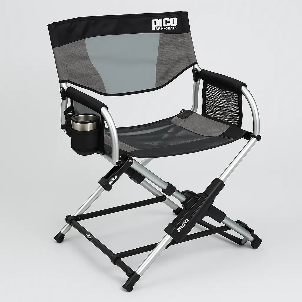 GCI Outdoor Pico Arm Chair Outdoor Folding Camping Chair With