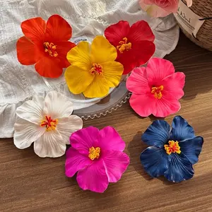 TIKTOK VIRAL Beach Flower Clips - GIANT Fuschia Blooms • Windproof • #BeachHairMagic