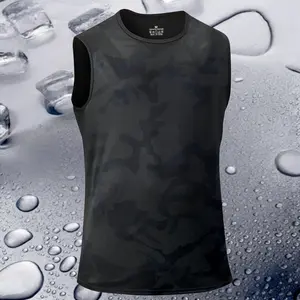 Men's Camouflage Sleeveless Tank Top Stylish Trendy Design Ice Breathable Skin-Friendly Fabric Comfortable Fit Delicate Stitching for Fitness Enthusiasts Daily Commuters and Young Men mens  shapewear  usa