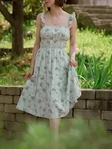 Floral Milkmaid Dress