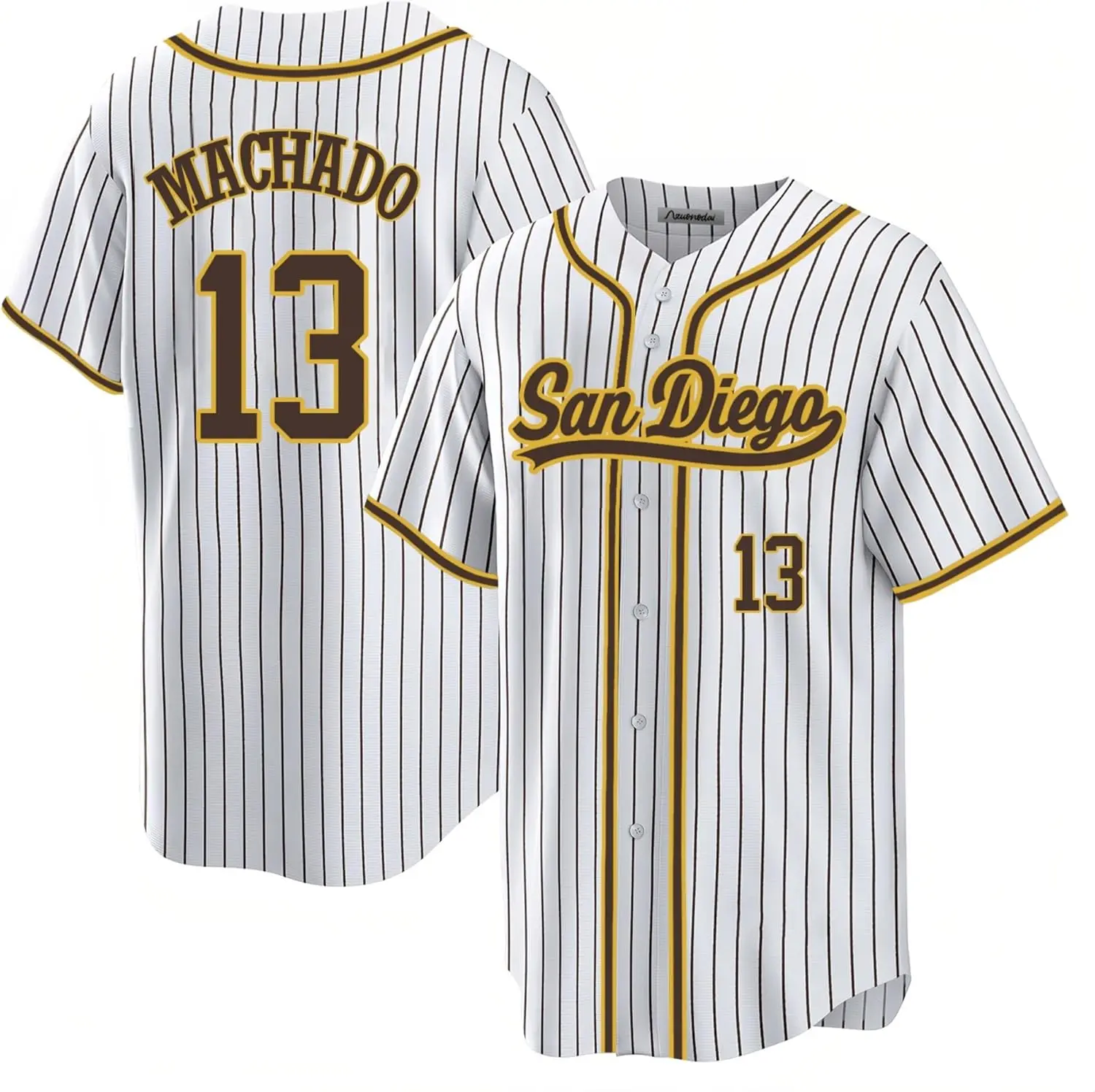 Mens San Diego Baseball Stitched T-Shirt for Sports Fan Mens San Diego Baseball Stitched T-Shirt for Sports Fan