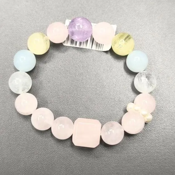 Kili(16843)gc.Mixed Pastel Crystal Bracelet