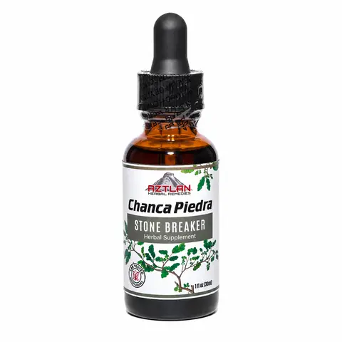 AZTLAN HERBAL REMEDIES Chanca Piedra (Stone Breaker) Organic Herb Herbal Tincture, 1oz Natural Remedy Supplement - Detox, Kidney & Gallbladder Support