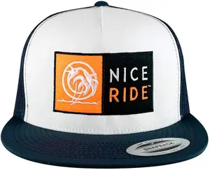 N-R Combo Black Classic 6006 Snapback Trucker Baseball Hat