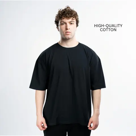 EKKO Blank Acid Wash 100% Cotton Oversized T-Shirt | High-Quality Cotton Made in Bangladesh | Men’s Top