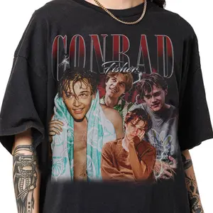 [Sale off up to 50%] Vintage 90s Bootleg Style Conrad Fisher T-Shirt, Retro Conrad Fisher T-shirt, Gifts For Man And Women Unisex T-Shirt, Graphic Streetwear T-shirt