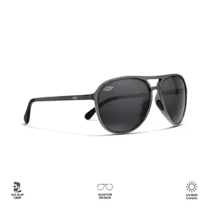 Mavericks Hangman Aviator Sunglasses with UV400 Polarized Lenses TR90 Frame No-Slip Nose Pads Feather-Light Build for All-Day Comfort