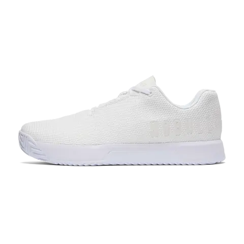 NOBULL Women's Outwork Edge (Impact) Shoe in White - OG Strength Training Shoe, Durable Gym Trainer, Lifting Sneaker