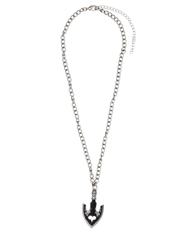 JoJo's Bizarre Adventure Anime Keicho's Stand Arrow Replica Design Necklace With Adjustable Chain and Lobster Clasp