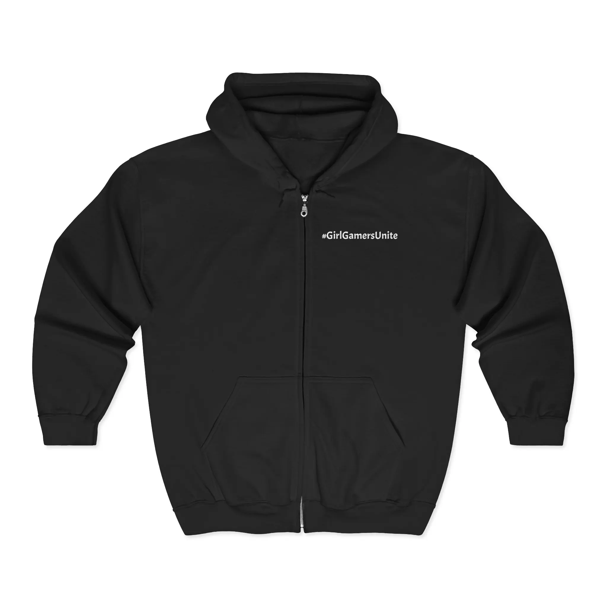 Unisex Gamer Hoodie - #GirlGamersUnite, Video Game Apparel, Casual Streetwear, Gift for Gamers, Cozy Gaming Sweatshirt