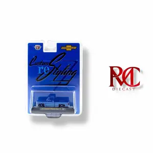 M2 MACHINES 1:64 1973 CHEVROLET CHEYENNE SUPER 10 CUSTOM RE STYLING – BLUE