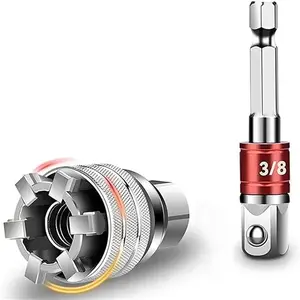 Multi functional universal socket wrench tool - universal maintenance tool, adjustable multifunctional socket head