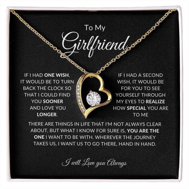 To My Girlfriend - Forever Love Necklace Necklace For Girlfriend ...