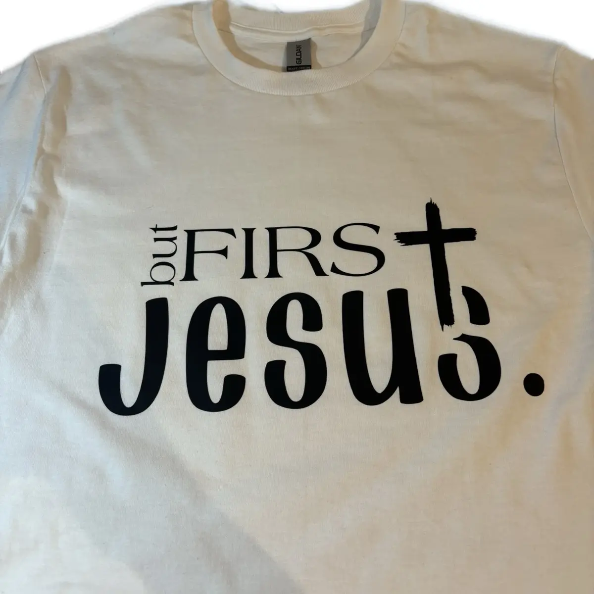 But first, Jesus. T-shirt