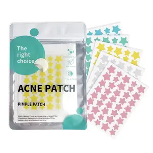 Facial Hydrocolloid Acne Patches, Cute Star-Shaped Coverings, Acne Pimple Patch, Acne Stickers, Acne Spot Stickers, Acne Clearing Products, Alcohol-Free, Odorless, Gentle, Mild & Non-Irritating, Suitable for All Skin Types
