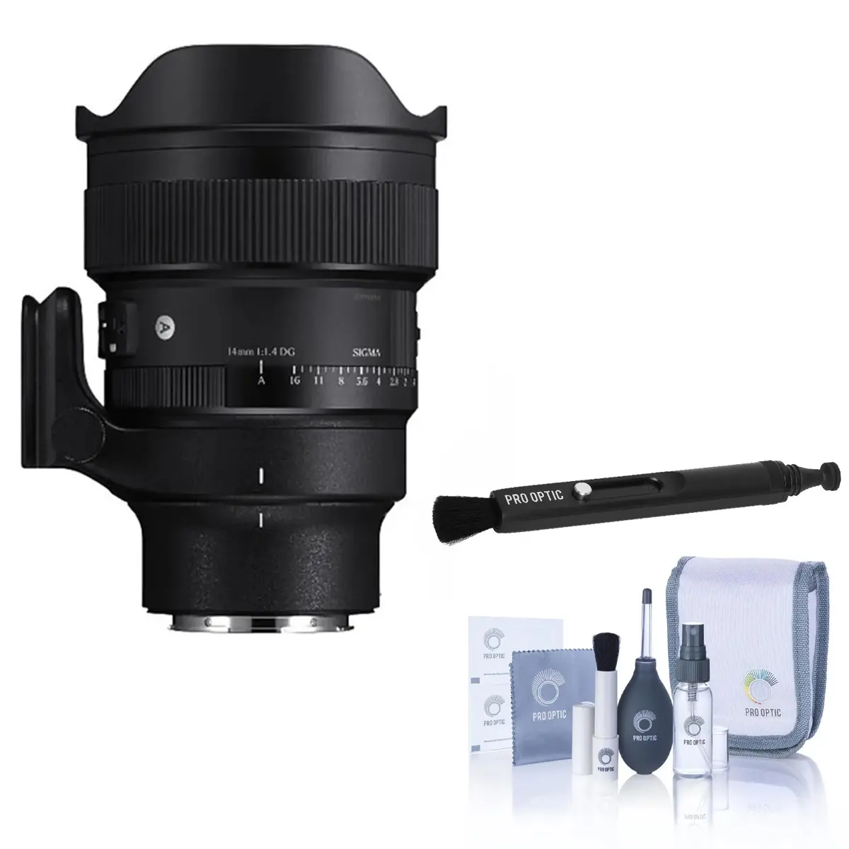 Sigma 14mm f/1.4 DG Art Lens for Sony E, Bundle with Pen Lens Cleaner and Cleaning Kit