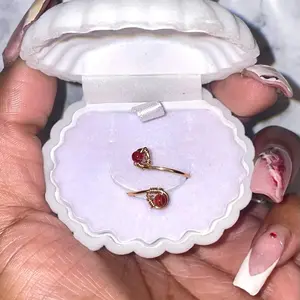 Cuff It Up Wired Natural Crystal Cuff Ring