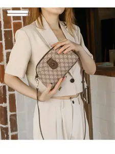 Mini Shell Bag, Crossbody Small Backpack, Korean Style New Vintage Print Square Bag, Summer 2026 Mom Phone Bag, Fashionable Accessory