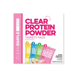 Clear Protein Powder: Variety Pack (8 Single Serving Packs) Clear Protein Powder: Variety Pack (8 Single Serving Packs)