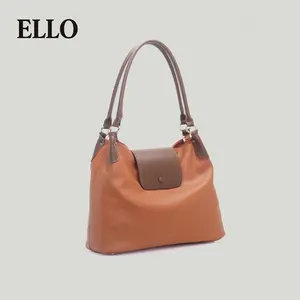 Women's Large Capacity Hobo Shoulder Bag, Slouchy Tote Purse with Magnetic Flap Closure, Everyday Handbag