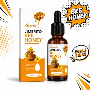 Genuine Honey Eye Drops with Dropper - 30g Alcohol-Free, Collagen, Anti-Wrinkle, Hydrating, Moisturising Eye Treatments, Natural Plant-Based Unisex Daily Care for All Ski