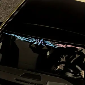 Cool Totem Car Sticker Set, Universal Car Sticker, Car Decal, Waterproof Vinyl Reflective Wing Stripe Exterior Accessories, Creative Decorative Sticker 98.5x11.8cm