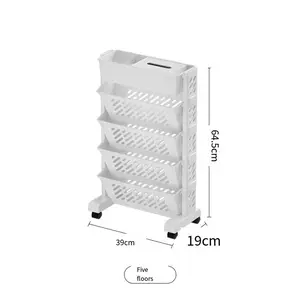 Removable Desk Storage Rack for Books and Supplies