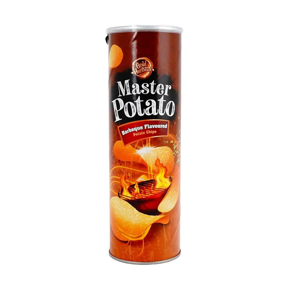 Gold Harvest Master Potato Chips - BBQ Flavor, 160g Snack Pack for Parties & On-the-Go